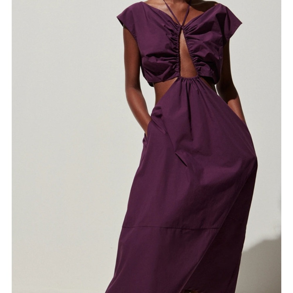 EUC RACHEL COMEY DANTE dress in eggplant color